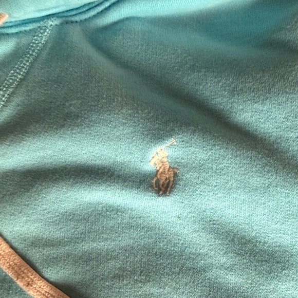Polo by Ralph Lauren Light Blue Hoodie - Picture 3 of 5